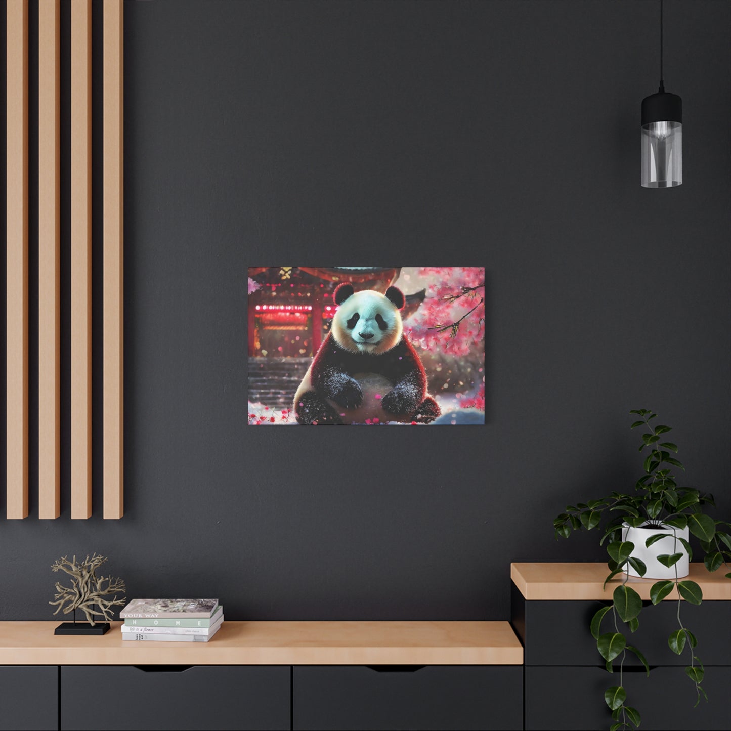 Matte Canvas - Panda