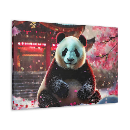 Matte Canvas - Panda