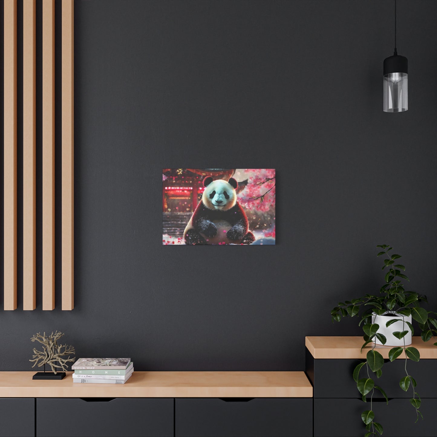 Matte Canvas - Panda