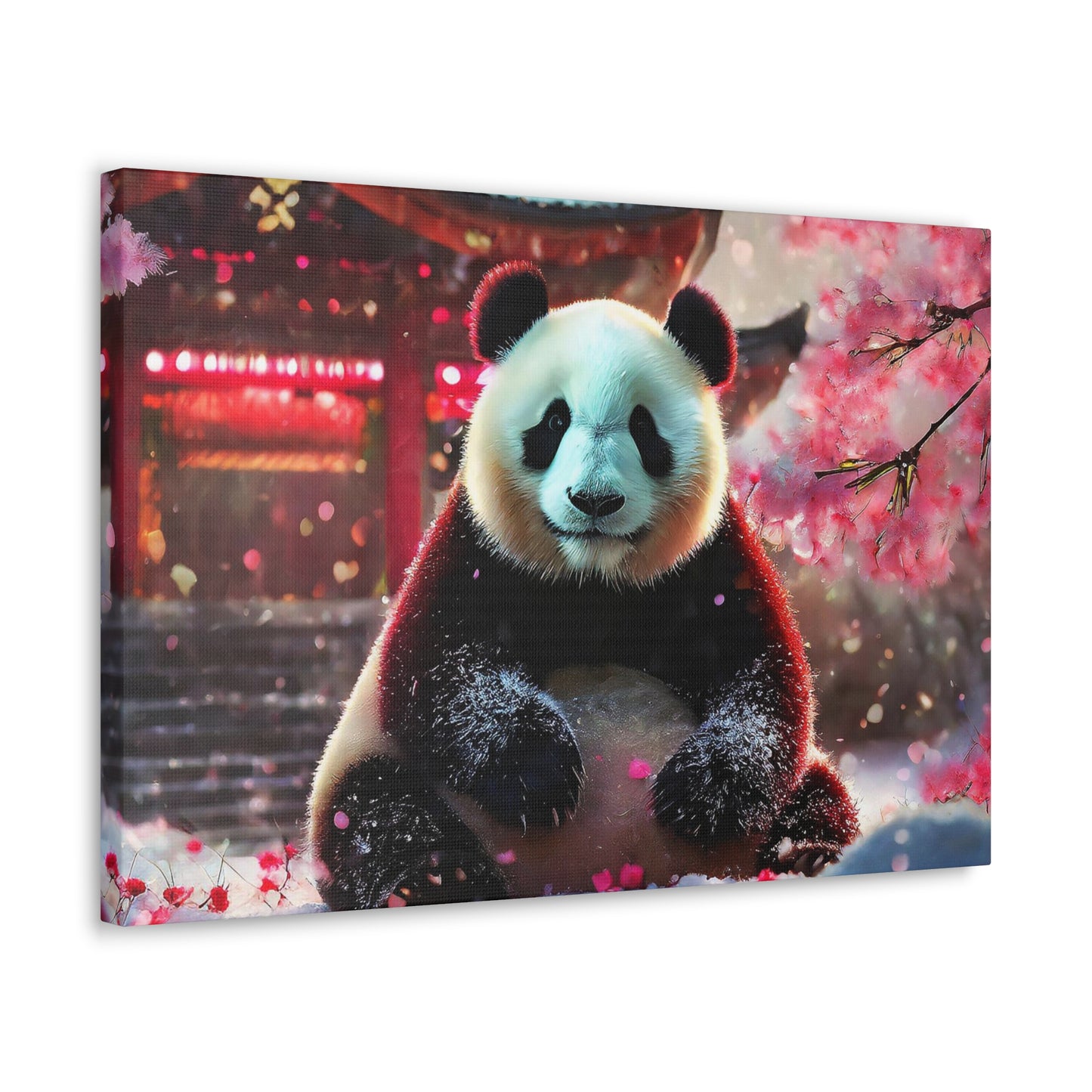 Matte Canvas - Panda