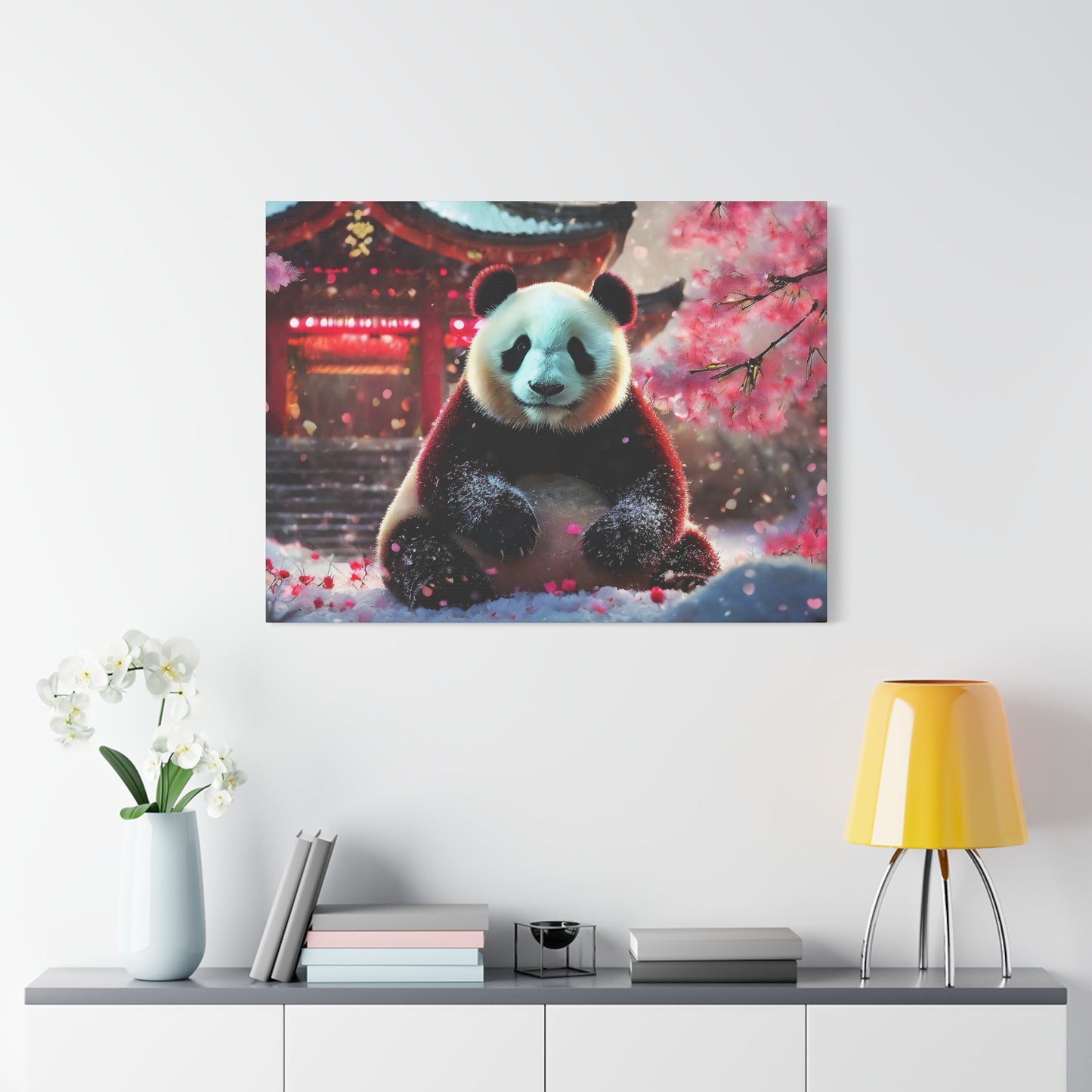 Matte Canvas - Panda