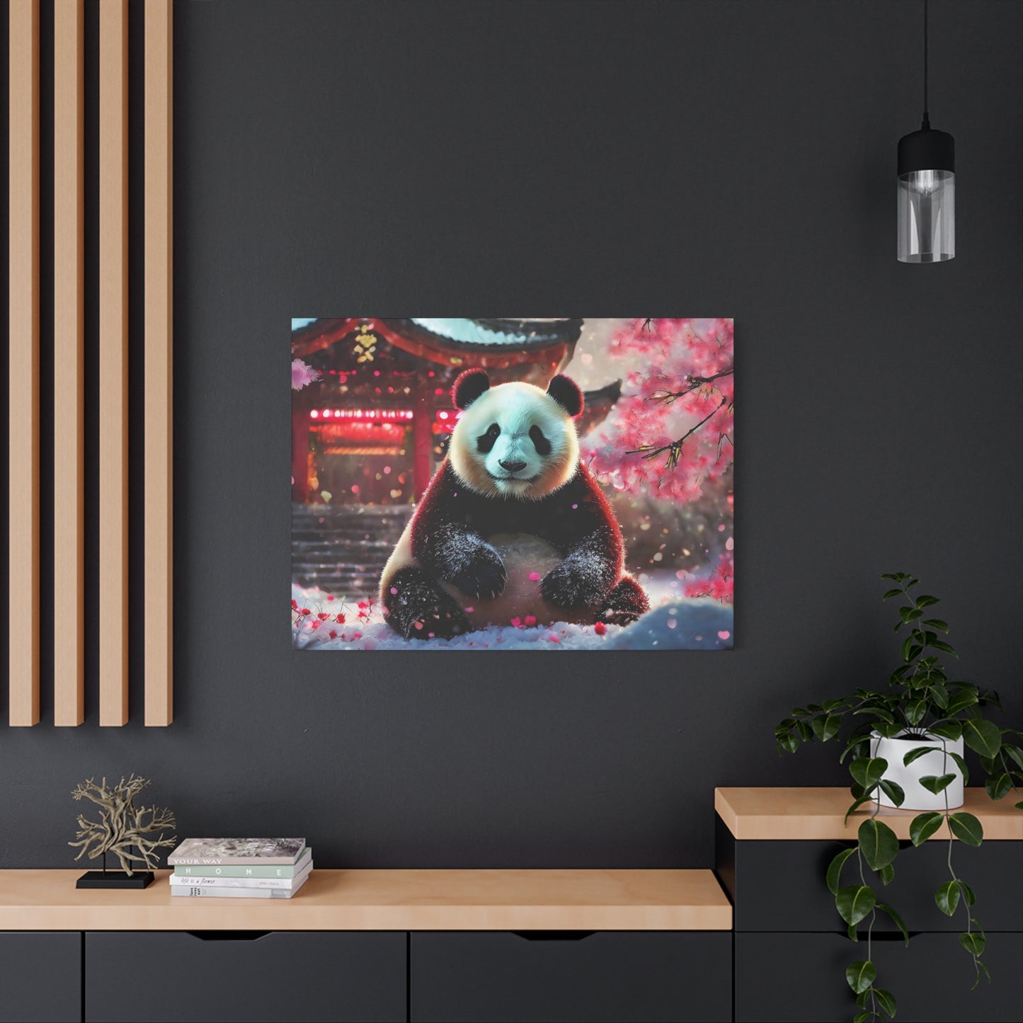 Matte Canvas - Panda