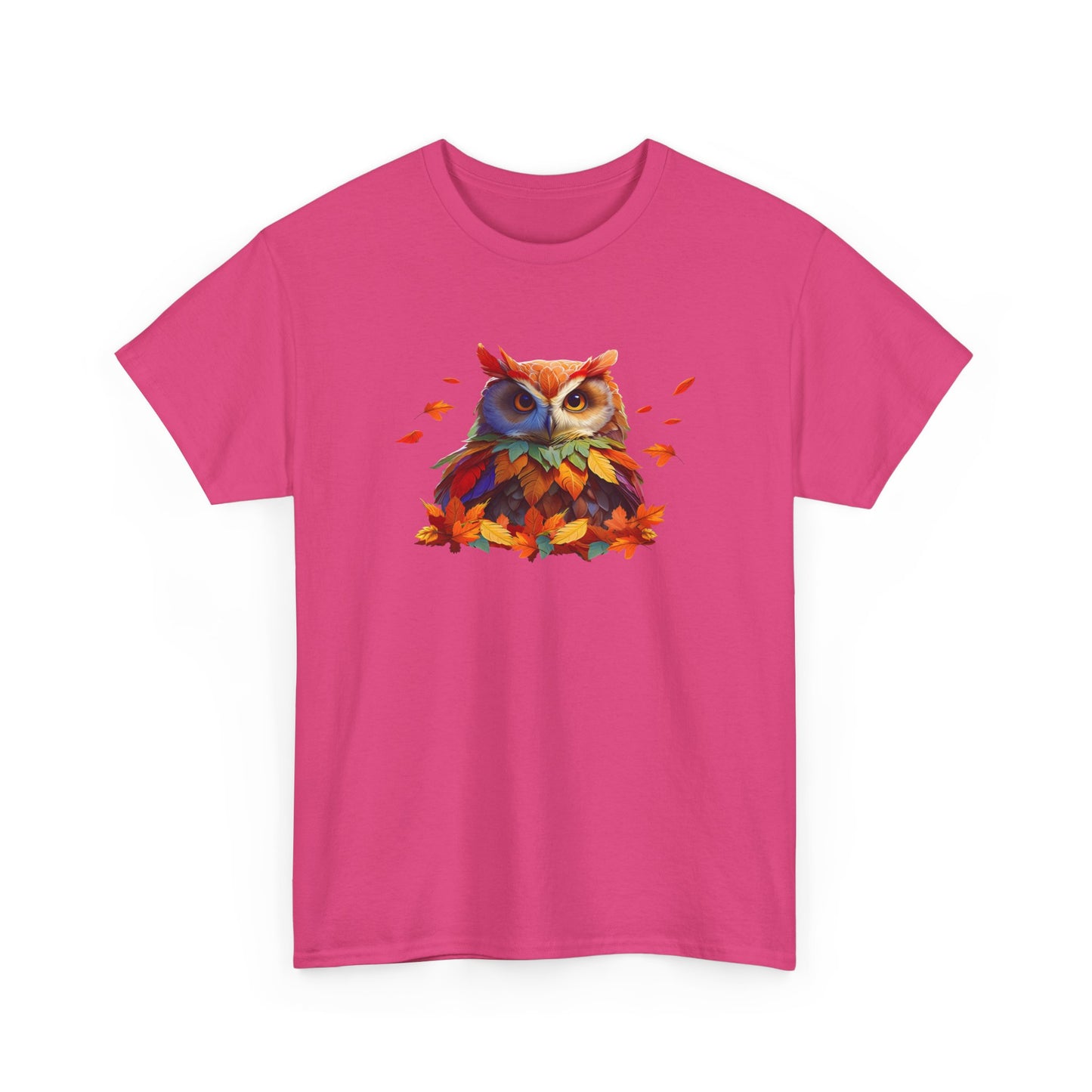 Unisex Autumn Owl Cotton Tee