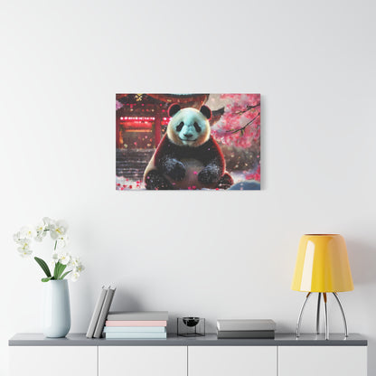 Matte Canvas - Panda