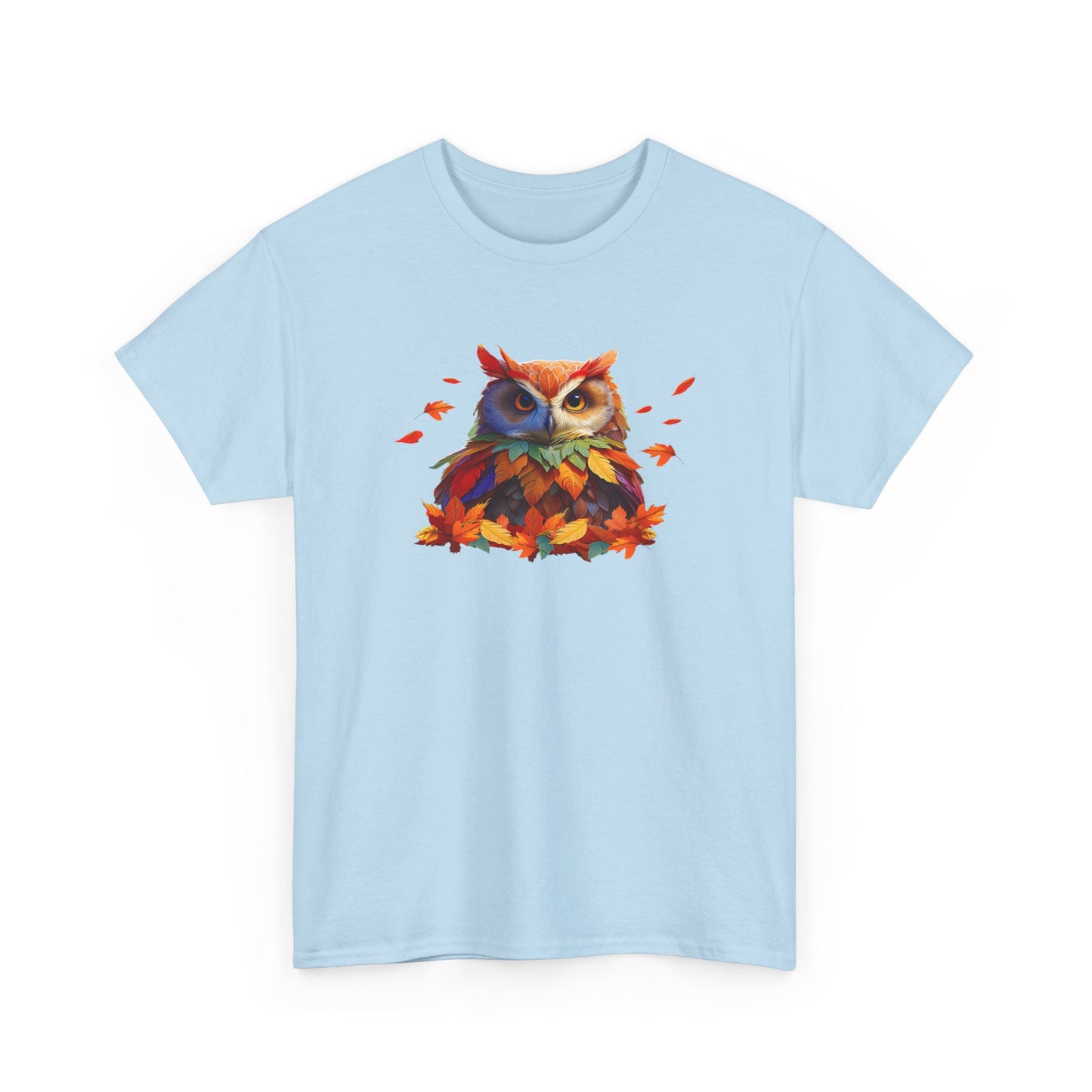 Unisex Autumn Owl Cotton Tee