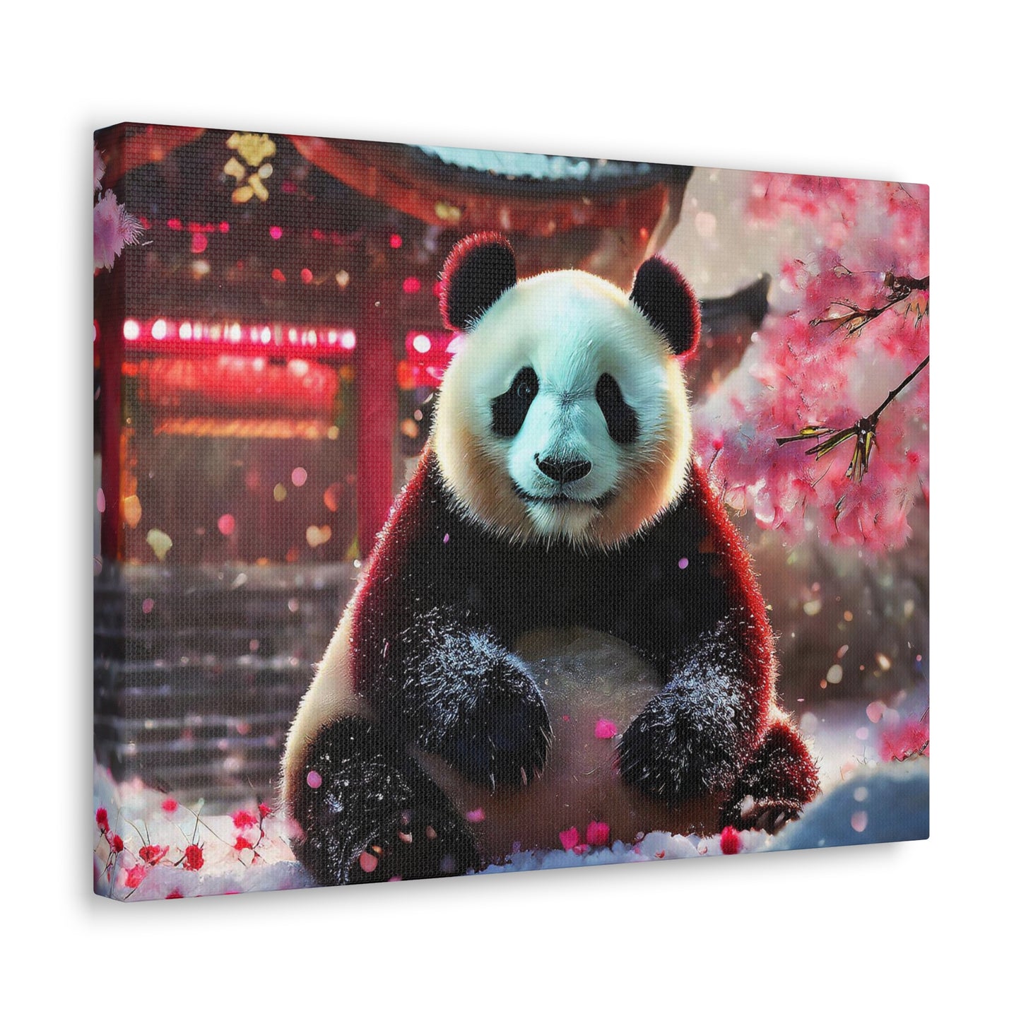 Matte Canvas - Panda