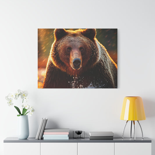 Matte Canvas - Bear