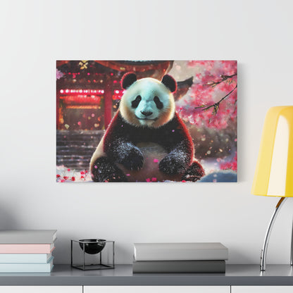 Matte Canvas - Panda