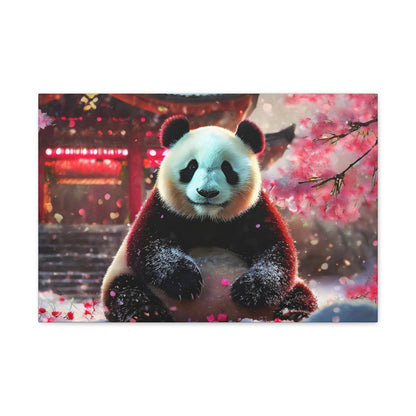 Matte Canvas - Panda