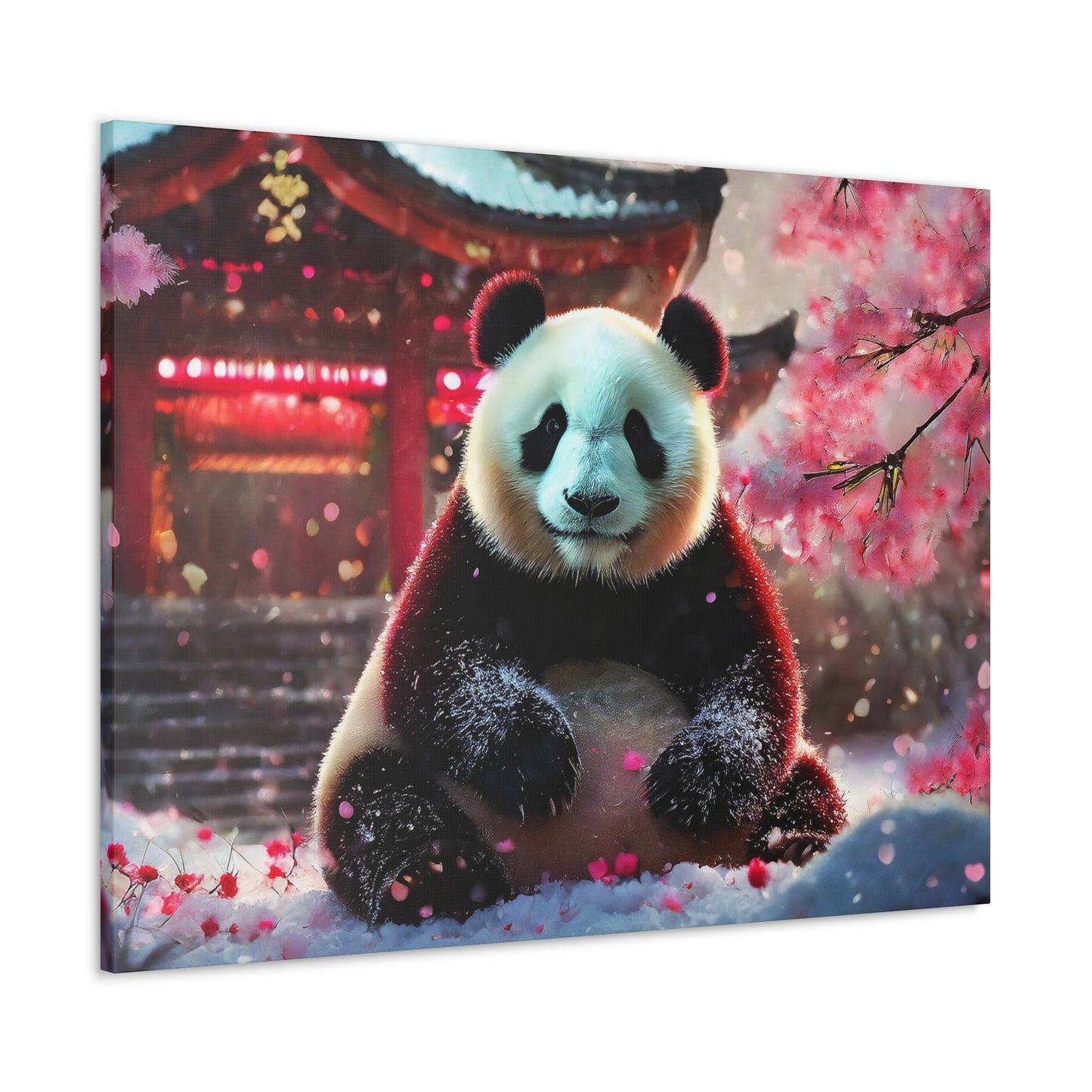 Matte Canvas - Panda