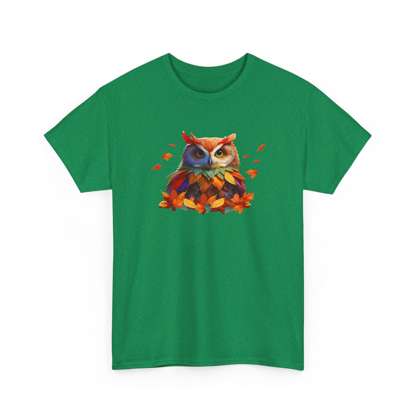 Unisex Autumn Owl Cotton Tee