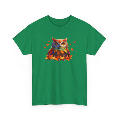 Unisex Autumn Owl Cotton Tee