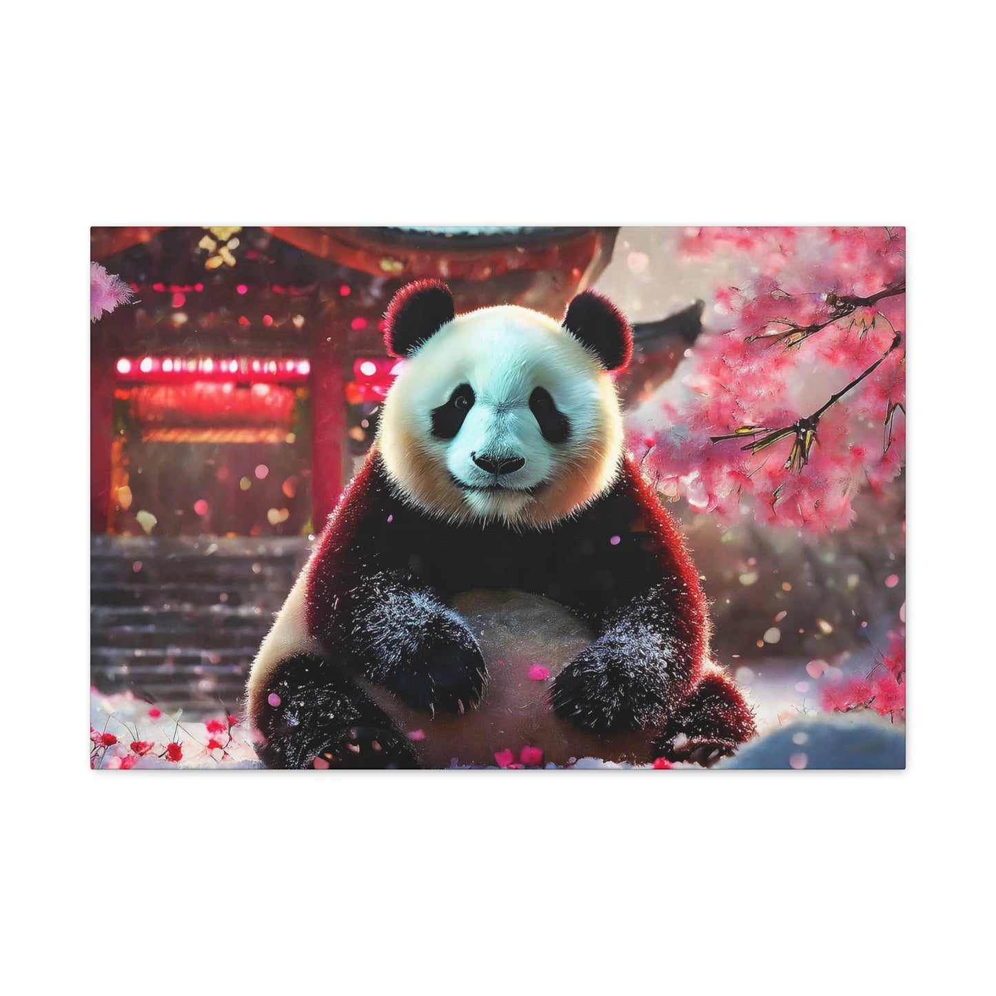 Matte Canvas - Panda