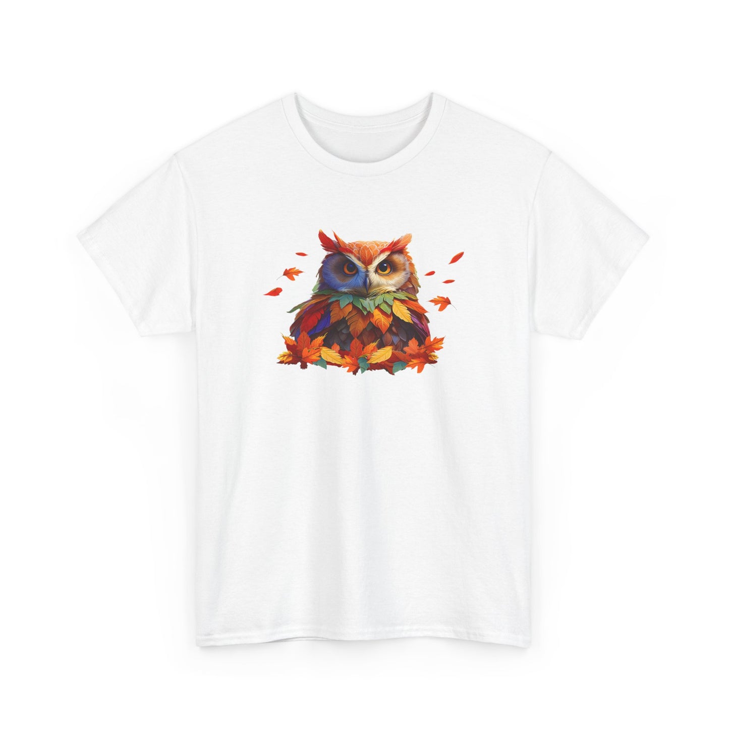 Unisex Autumn Owl Cotton Tee